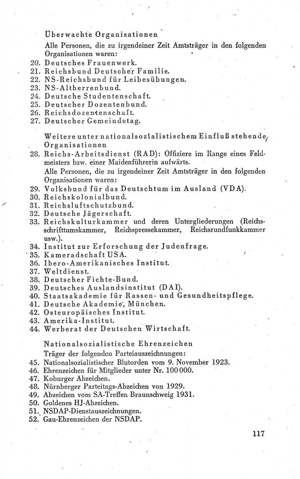 Der Alliierte Kontrollrat für Deutschland - Die Alliierte Kommandantur der Stadt Berlin, Kommuniqués, Gesetze, Direktiven, Befehle, Anordnungen, Sammelheft 2 1946, Seite 117 (AKR Dtl., All. Kdtr. Bln., 1946, S. 117)