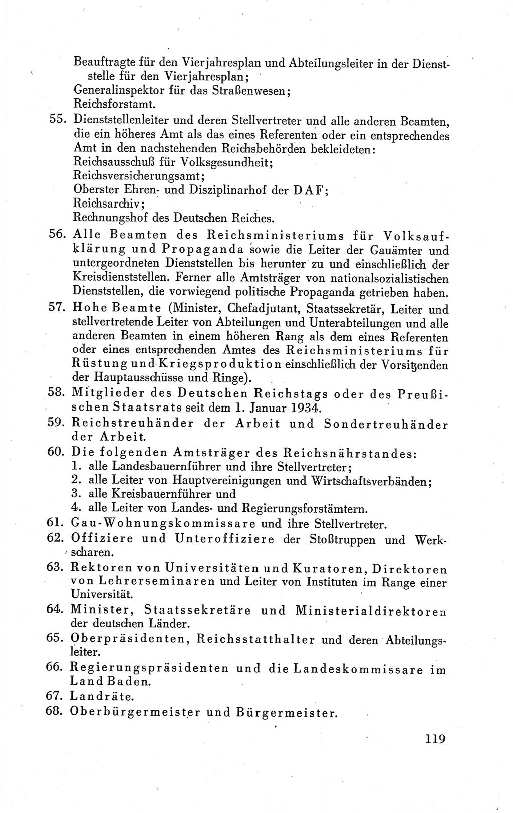 Der Alliierte Kontrollrat für Deutschland - Die Alliierte Kommandantur der Stadt Berlin, Kommuniqués, Gesetze, Direktiven, Befehle, Anordnungen, Sammelheft 2 1946, Seite 119 (AKR Dtl., All. Kdtr. Bln., 1946, S. 119)