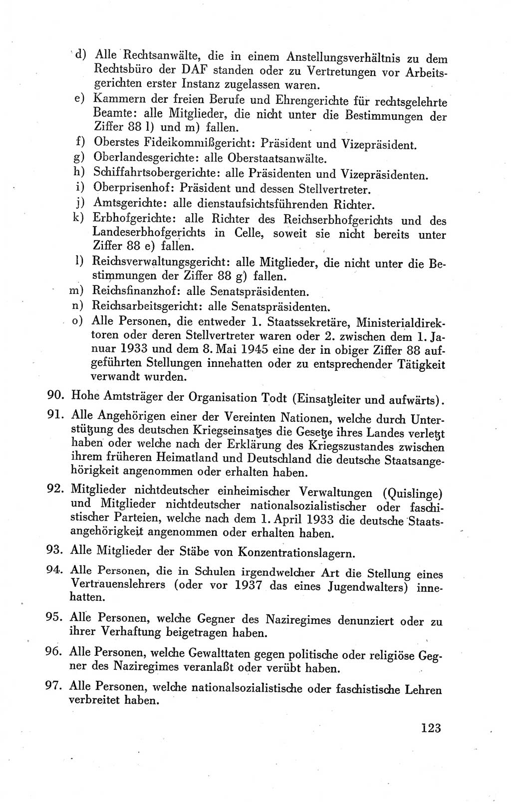 Der Alliierte Kontrollrat für Deutschland - Die Alliierte Kommandantur der Stadt Berlin, Kommuniqués, Gesetze, Direktiven, Befehle, Anordnungen, Sammelheft 2 1946, Seite 123 (AKR Dtl., All. Kdtr. Bln., 1946, S. 123)