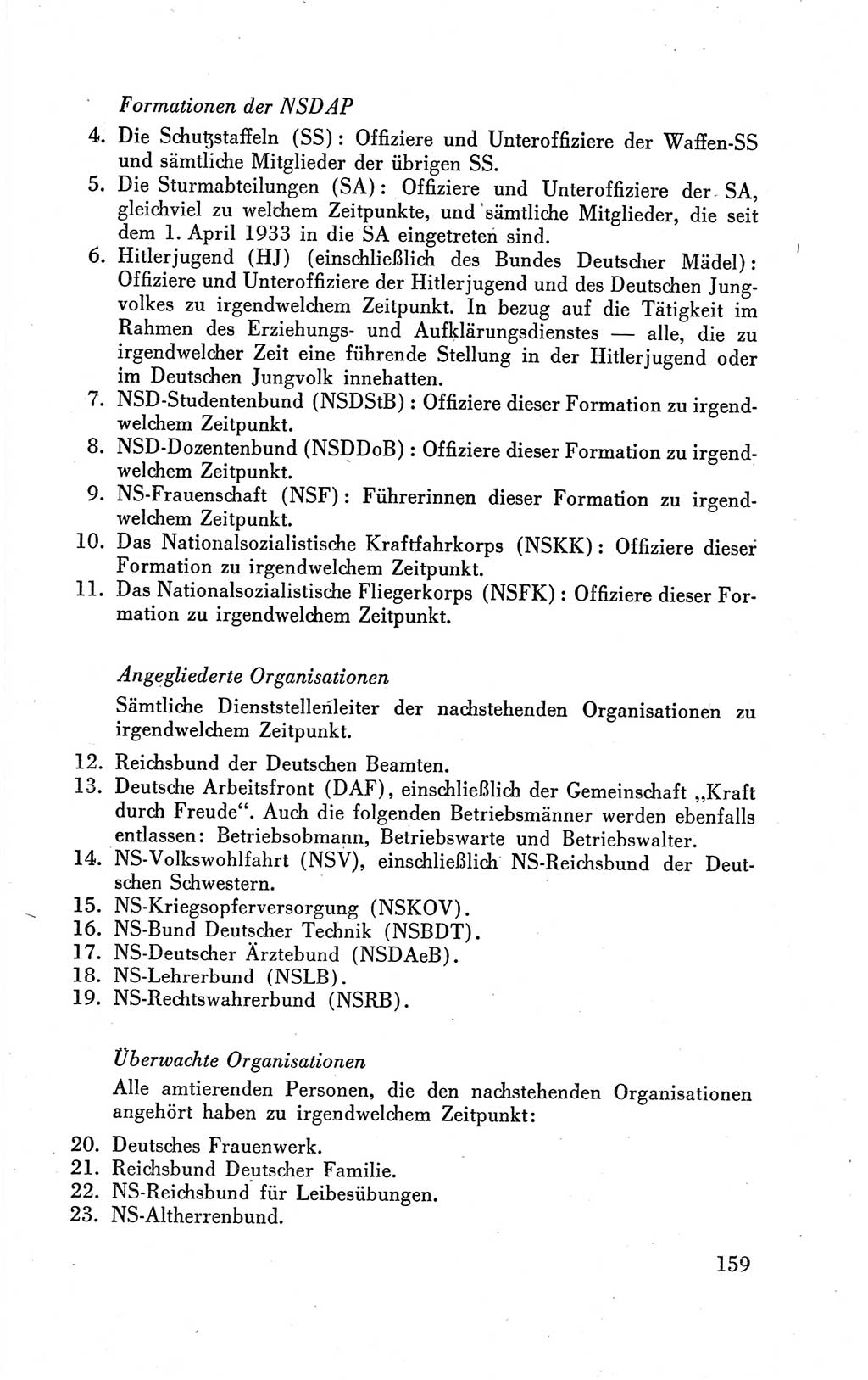 Der Alliierte Kontrollrat für Deutschland - Die Alliierte Kommandantur der Stadt Berlin, Kommuniqués, Gesetze, Direktiven, Befehle, Anordnungen, Sammelheft 2 1946, Seite 159 (AKR Dtl., All. Kdtr. Bln., 1946, S. 159)