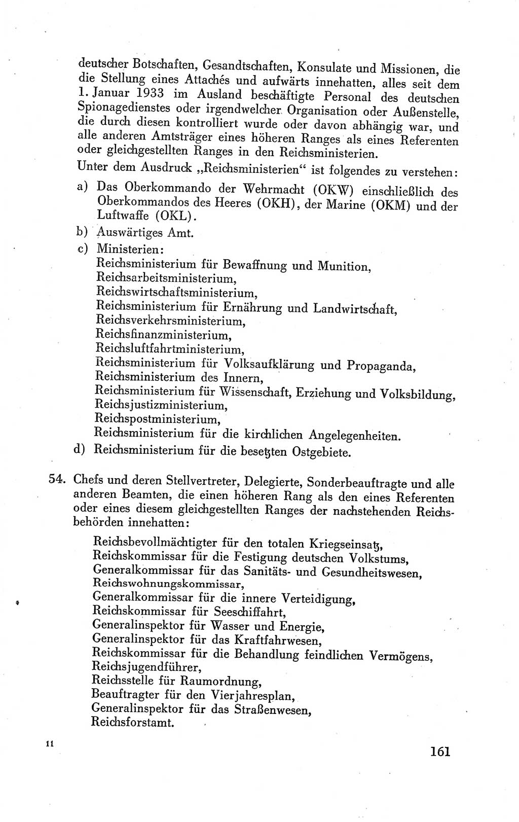 Der Alliierte Kontrollrat für Deutschland - Die Alliierte Kommandantur der Stadt Berlin, Kommuniqués, Gesetze, Direktiven, Befehle, Anordnungen, Sammelheft 2 1946, Seite 161 (AKR Dtl., All. Kdtr. Bln., 1946, S. 161)
