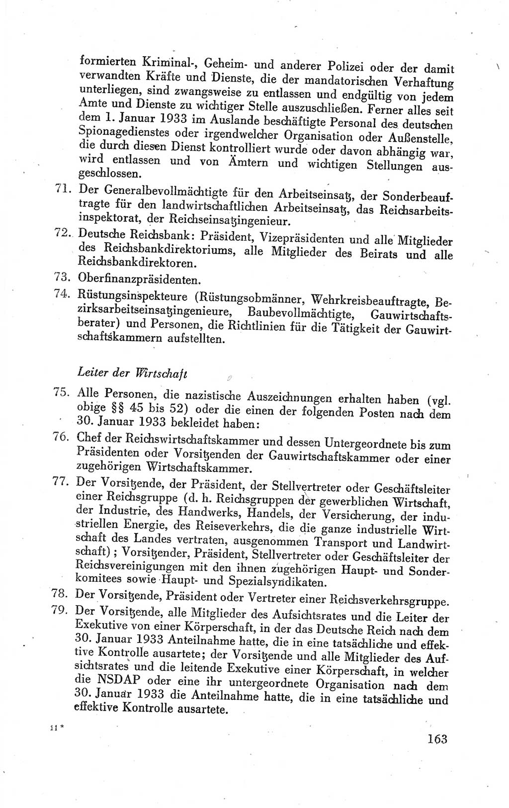Der Alliierte Kontrollrat für Deutschland - Die Alliierte Kommandantur der Stadt Berlin, Kommuniqués, Gesetze, Direktiven, Befehle, Anordnungen, Sammelheft 2 1946, Seite 163 (AKR Dtl., All. Kdtr. Bln., 1946, S. 163)