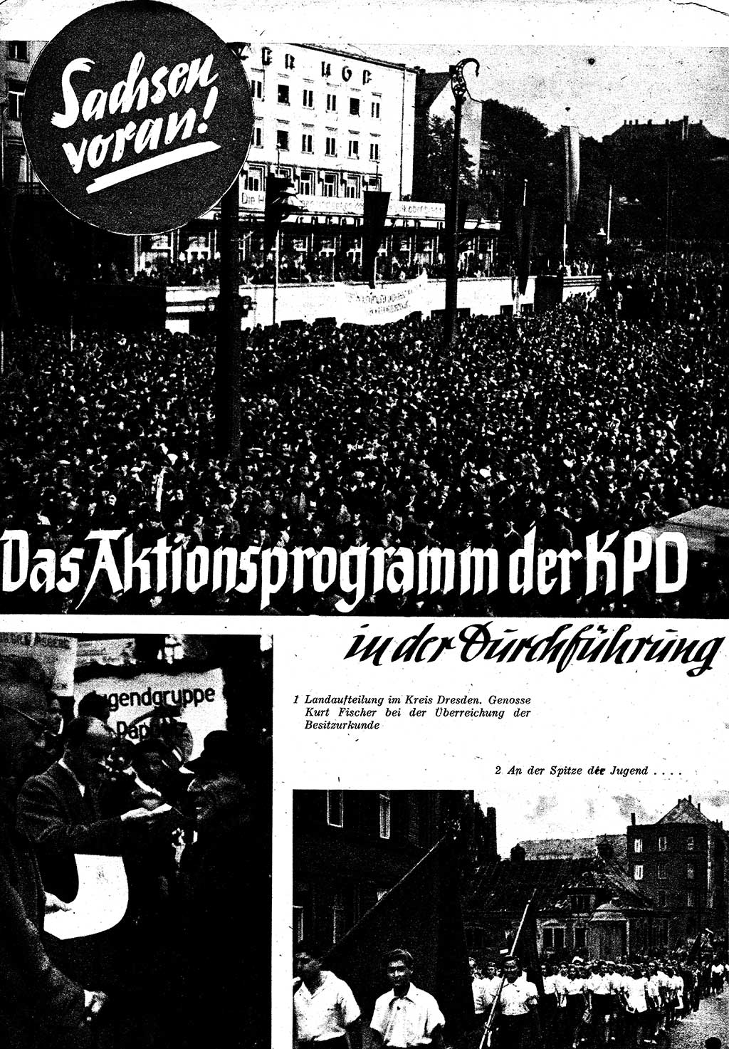 Neuer Weg (NW), Monatsschrift für aktuelle Fragen der Arbeiterbewegung [Zentralkomitee (ZK) Kommunistische Partei Deutschlands (KPD), Sozialistische Einheitspartei Deutschlands (SED)], 1. Jahrgang [Sowjetische Besatzungszone (SBZ) Deutschlands] 1946, Heft 1/6 (NW ZK KPD SED SBZ Dtl. 1946, H. 1/6)
