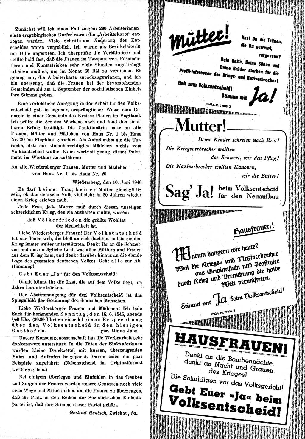 Neuer Weg (NW), Monatsschrift für aktuelle Fragen der Arbeiterbewegung [Zentralkomitee (ZK) Kommunistische Partei Deutschlands (KPD), Sozialistische Einheitspartei Deutschlands (SED)], 1. Jahrgang [Sowjetische Besatzungszone (SBZ) Deutschlands] 1946, Heft 5/25 (NW ZK KPD SED SBZ Dtl. 1946, H. 5/25)