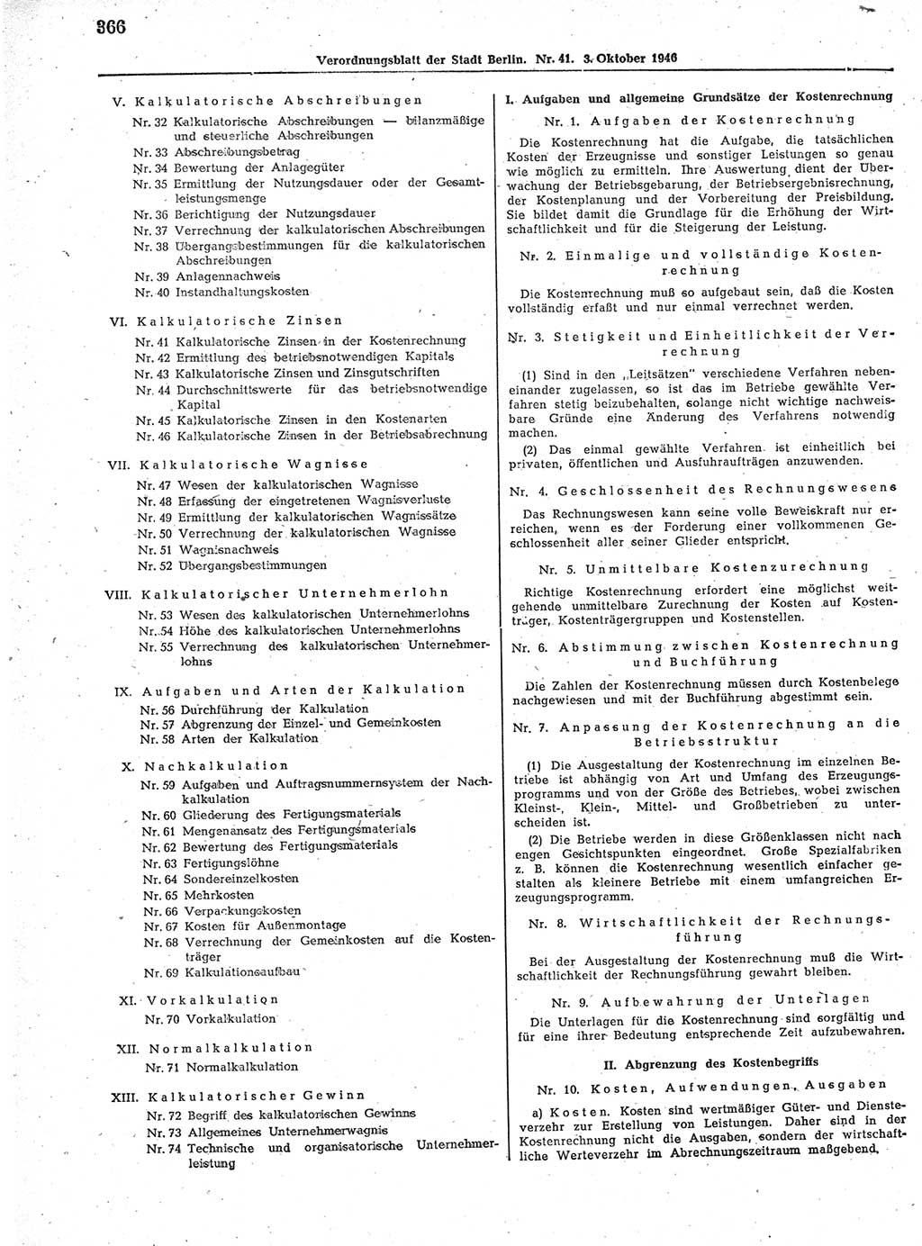 Verordnungsblatt (VOBl.) der Stadt Berlin, für Groß-Berlin 1946, Seite 366 (VOBl. Bln. 1946, S. 366)