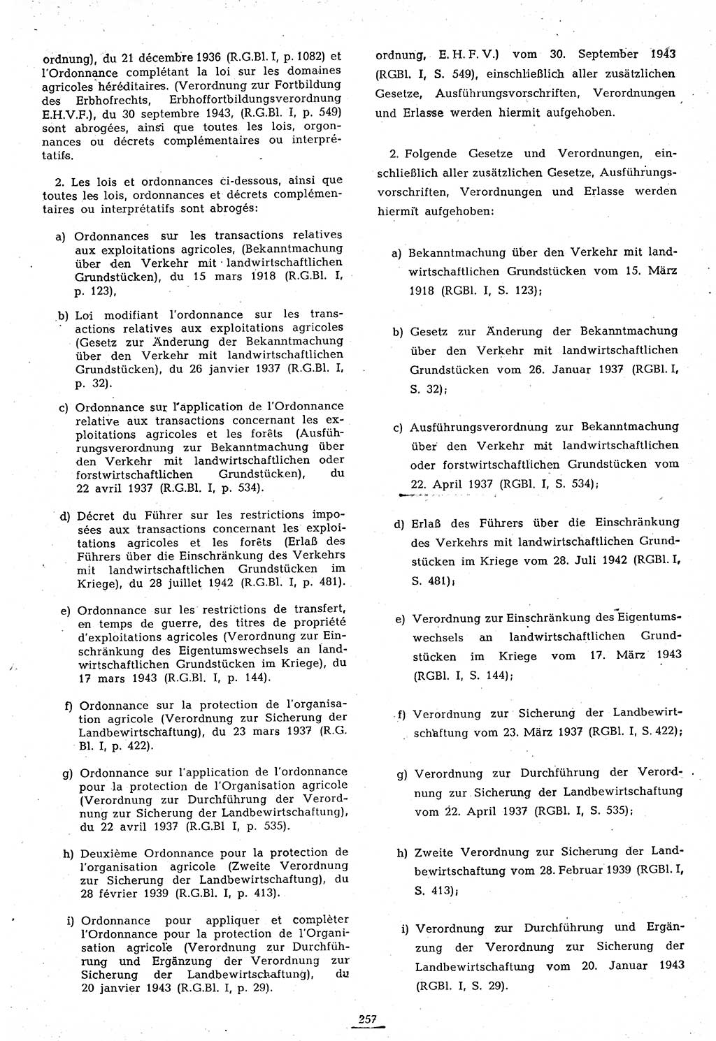 Amtsblatt des Kontrollrats (ABlKR) in Deutschland 1947, Seite 257/2 (ABlKR Dtl. 1947, S. 257/2)