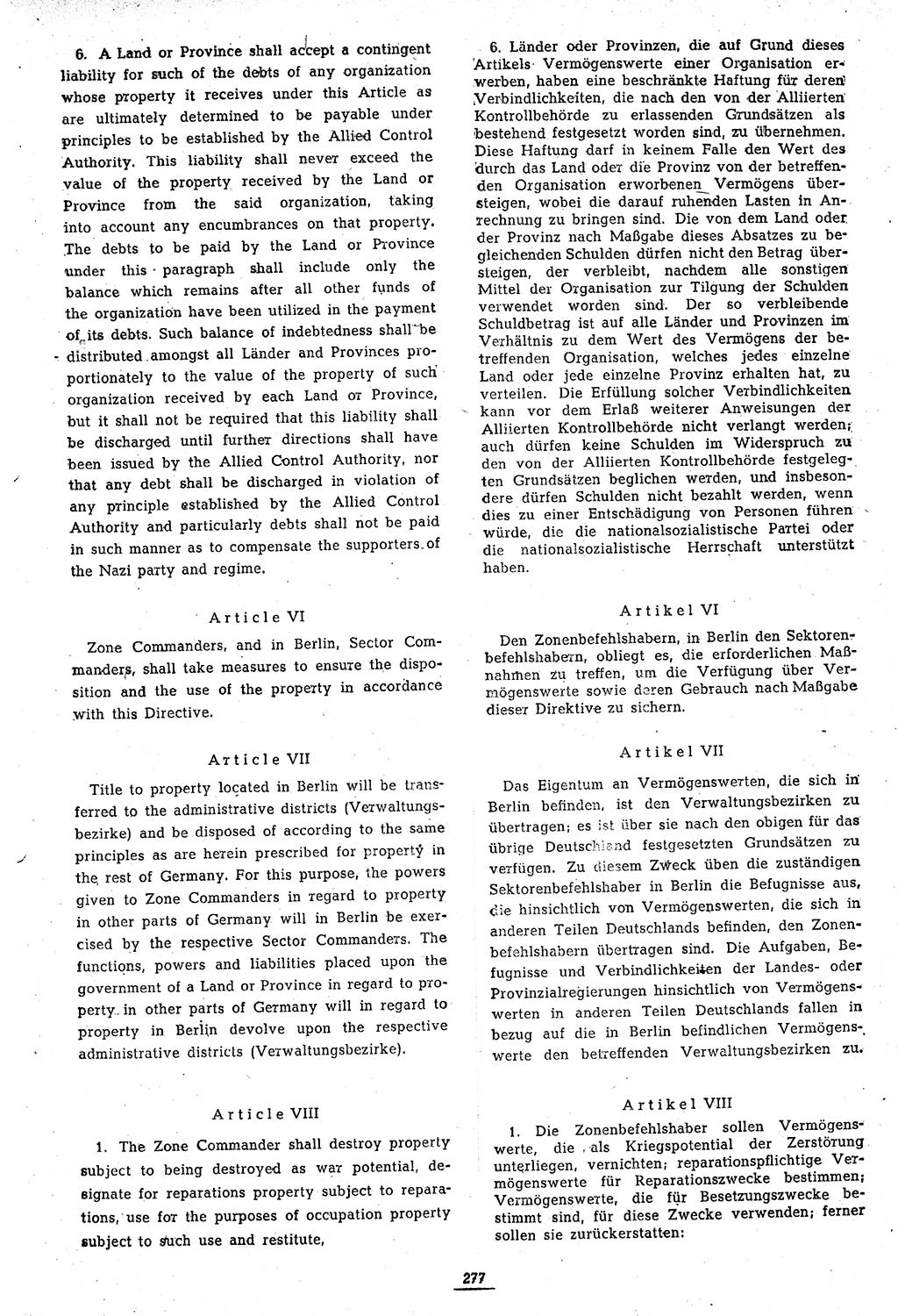 Amtsblatt des Kontrollrats (ABlKR) in Deutschland 1947, Seite 277/2 (ABlKR Dtl. 1947, S. 277/2)