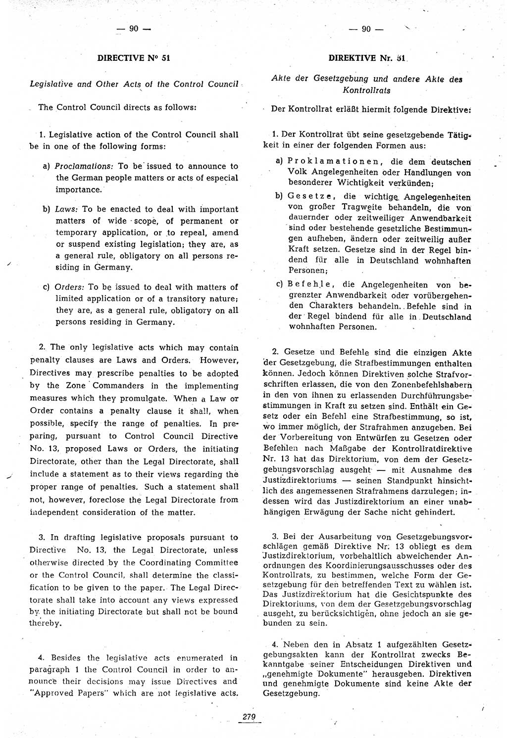 Amtsblatt des Kontrollrats (ABlKR) in Deutschland 1947, Seite 279/2 (ABlKR Dtl. 1947, S. 279/2)