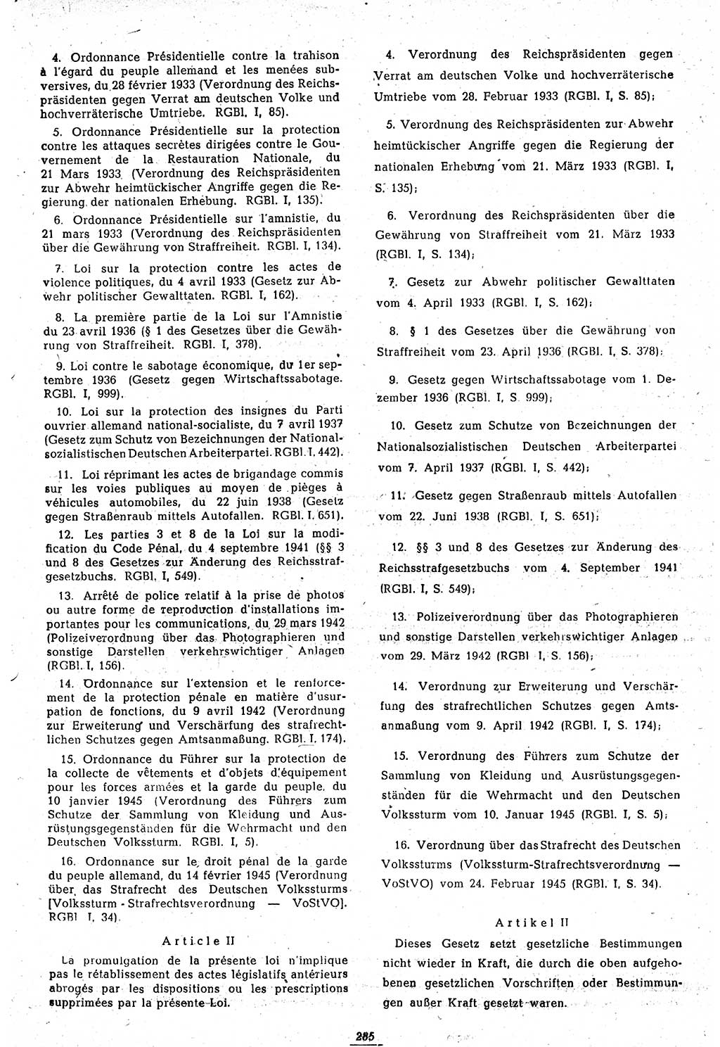 Amtsblatt des Kontrollrats (ABlKR) in Deutschland 1947, Seite 285/2 (ABlKR Dtl. 1947, S. 285/2)