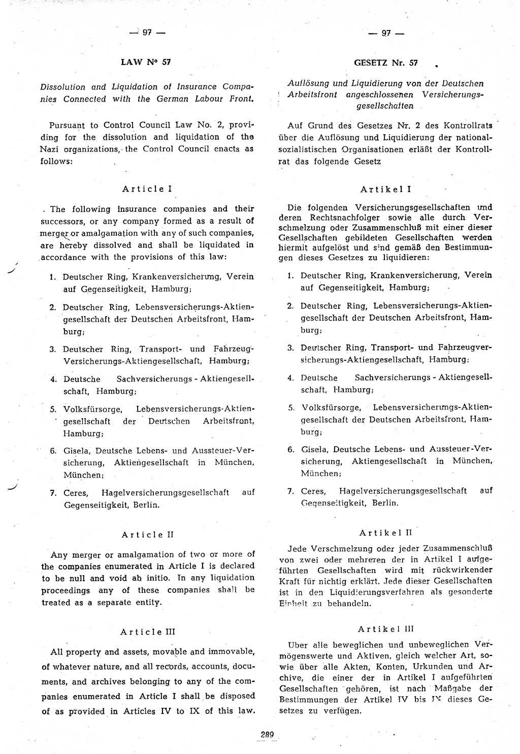 Amtsblatt des Kontrollrats (ABlKR) in Deutschland 1947, Seite 289/2 (ABlKR Dtl. 1947, S. 289/2)