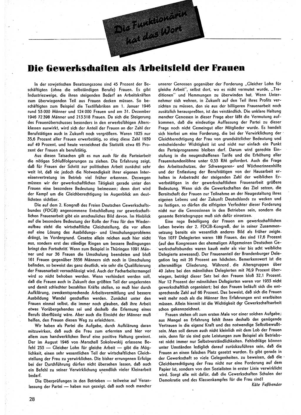 Neuer Weg (NW), Monatsschrift für aktuelle Fragen der Arbeiterbewegung [Parteivorstand (PV) Sozialistische Einheitspartei Deutschlands (SED)], 2. Jahrgang [Sowjetische Besatzungszone (SBZ) Deutschlands] 1947, Heft 7/28 (NW PV SED SBZ Dtl. 1947, H. 7/28)