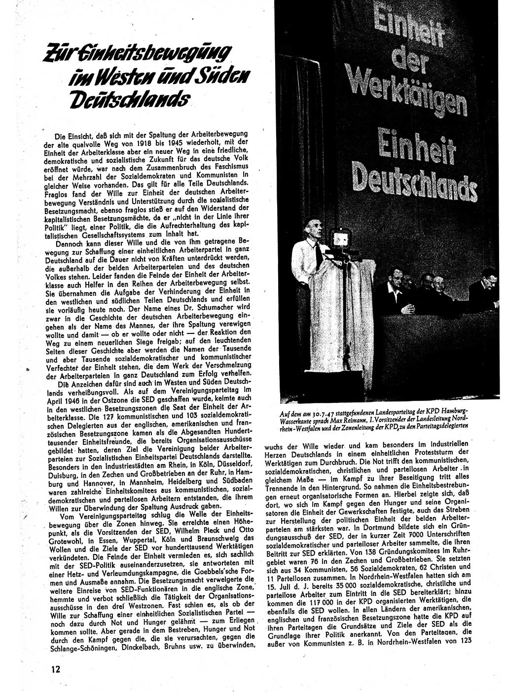 Neuer Weg (NW), Monatsschrift für aktuelle Fragen der Arbeiterbewegung [Parteivorstand (PV) Sozialistische Einheitspartei Deutschlands (SED)], 2. Jahrgang [Sowjetische Besatzungszone (SBZ) Deutschlands] 1947, Heft 9/12 (NW PV SED SBZ Dtl. 1947, H. 9/12)