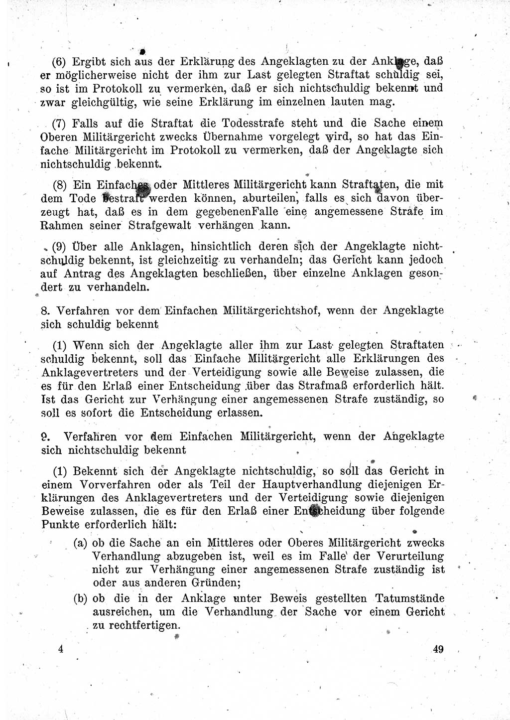Das Recht der Besatzungsmacht (Deutschland), Proklamationen, Deklerationen, Verordnungen, Gesetze und Bekanntmachungen 1947, Seite 49 (R. Bes. Dtl. 1947, S. 49)
