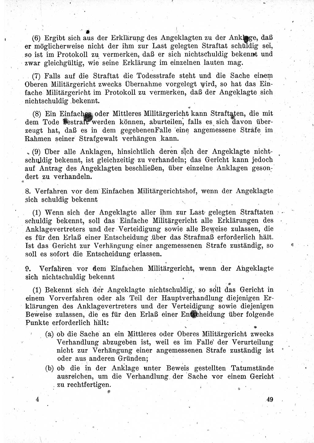Das Recht der Besatzungsmacht (Deutschland), Proklamationen, Deklerationen, Verordnungen, Gesetze und Bekanntmachungen 1947, Seite 49 (R. Bes. Dtl. 1947, S. 49)