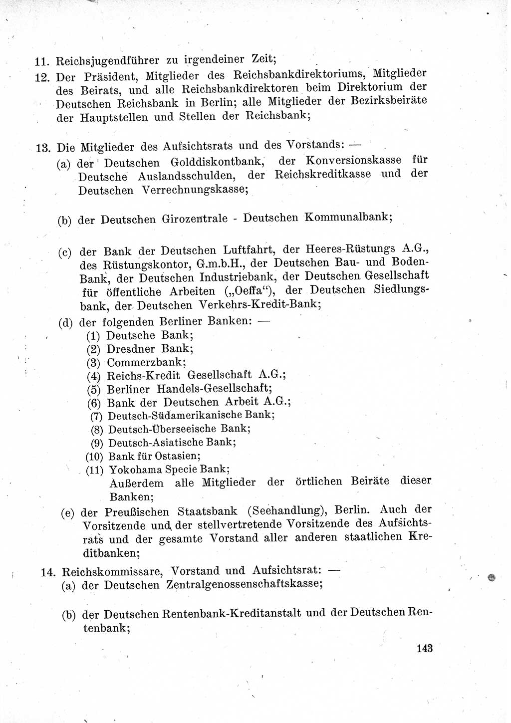 Das Recht der Besatzungsmacht (Deutschland), Proklamationen, Deklerationen, Verordnungen, Gesetze und Bekanntmachungen 1947, Seite 143 (R. Bes. Dtl. 1947, S. 143)
