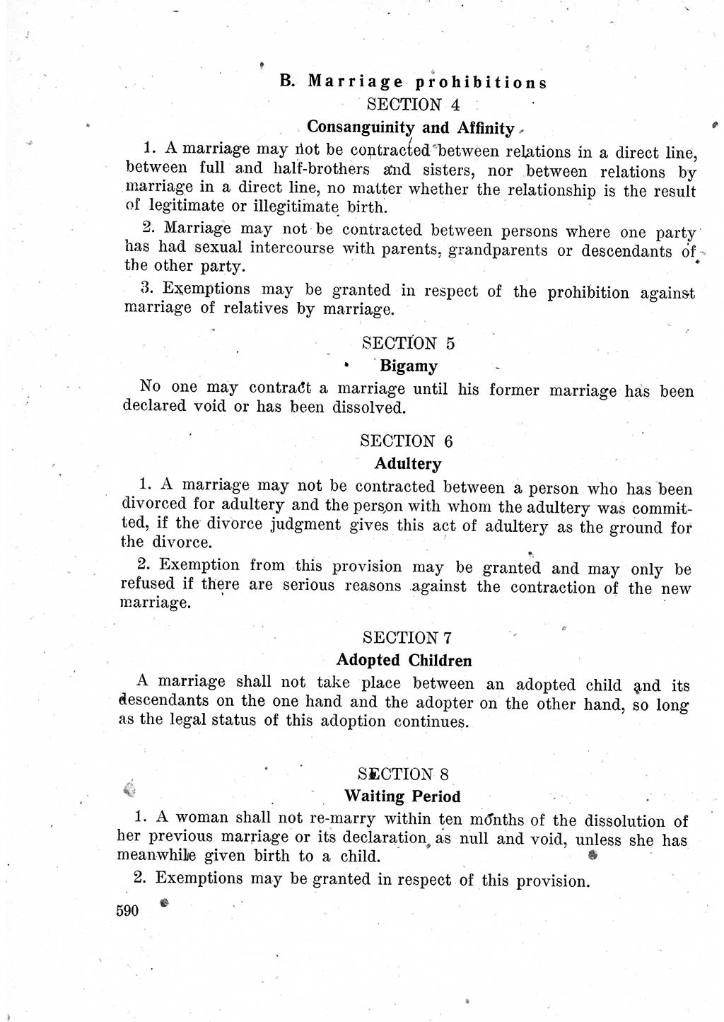 Das Recht der Besatzungsmacht (Deutschland), Proklamationen, Deklerationen, Verordnungen, Gesetze und Bekanntmachungen 1947, Seite 590 (R. Bes. Dtl. 1947, S. 590)