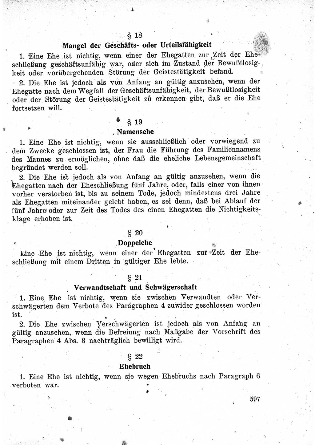 Das Recht der Besatzungsmacht (Deutschland), Proklamationen, Deklerationen, Verordnungen, Gesetze und Bekanntmachungen 1947, Seite 597 (R. Bes. Dtl. 1947, S. 597)