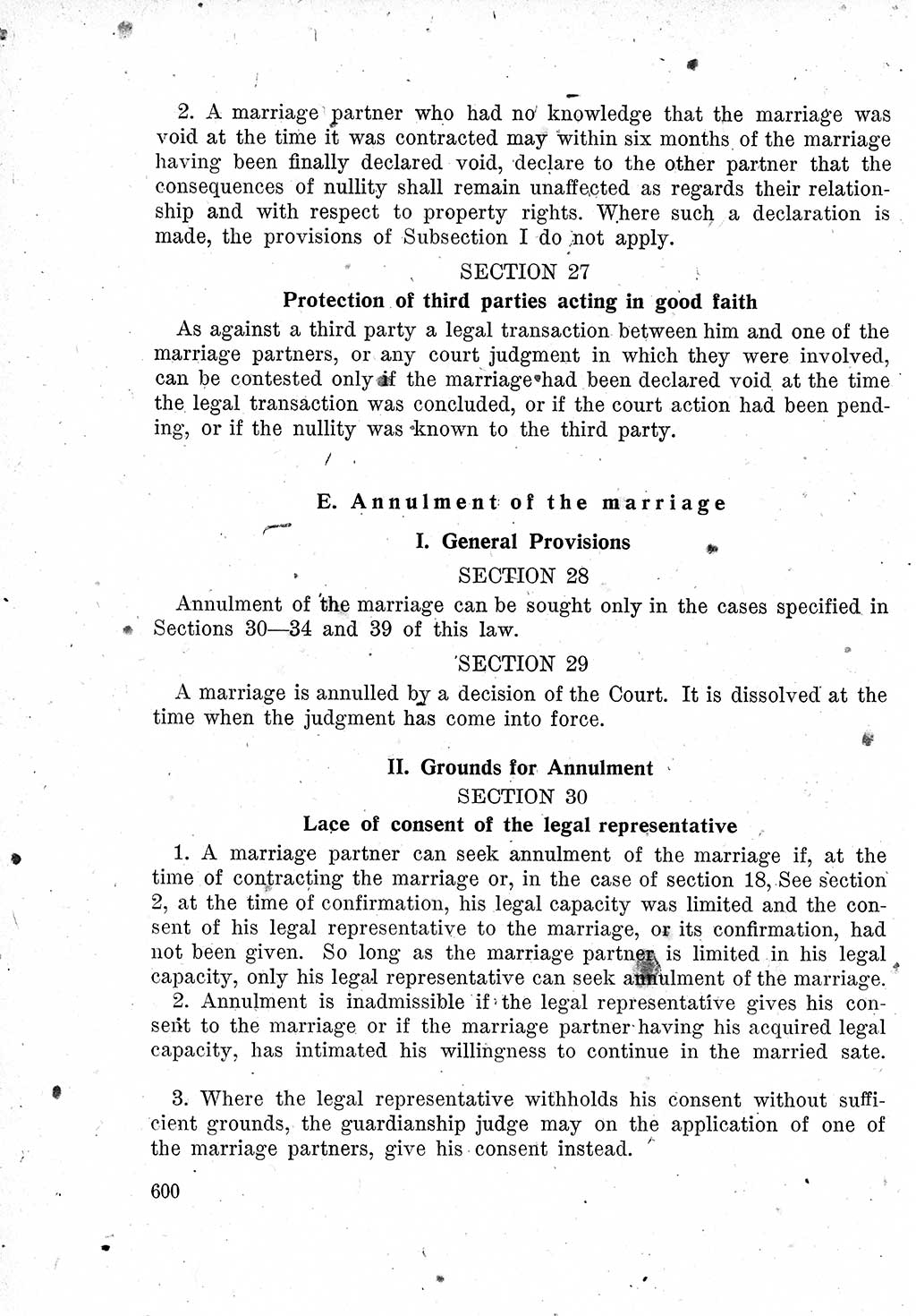 Das Recht der Besatzungsmacht (Deutschland), Proklamationen, Deklerationen, Verordnungen, Gesetze und Bekanntmachungen 1947, Seite 600 (R. Bes. Dtl. 1947, S. 600)