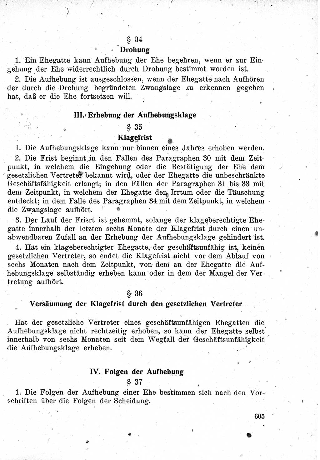 Das Recht der Besatzungsmacht (Deutschland), Proklamationen, Deklerationen, Verordnungen, Gesetze und Bekanntmachungen 1947, Seite 605 (R. Bes. Dtl. 1947, S. 605)