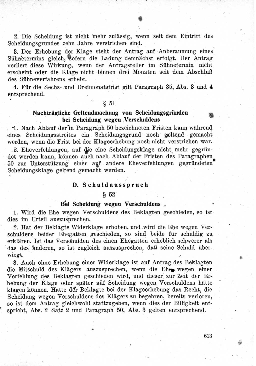 Das Recht der Besatzungsmacht (Deutschland), Proklamationen, Deklerationen, Verordnungen, Gesetze und Bekanntmachungen 1947, Seite 613 (R. Bes. Dtl. 1947, S. 613)