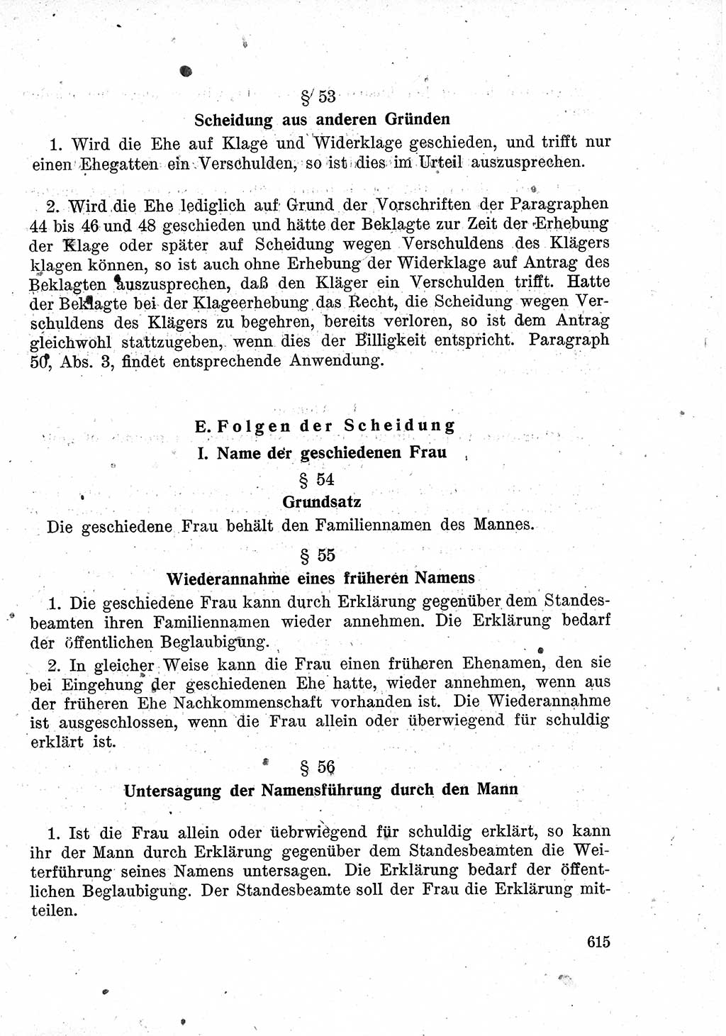 Das Recht der Besatzungsmacht (Deutschland), Proklamationen, Deklerationen, Verordnungen, Gesetze und Bekanntmachungen 1947, Seite 615 (R. Bes. Dtl. 1947, S. 615)