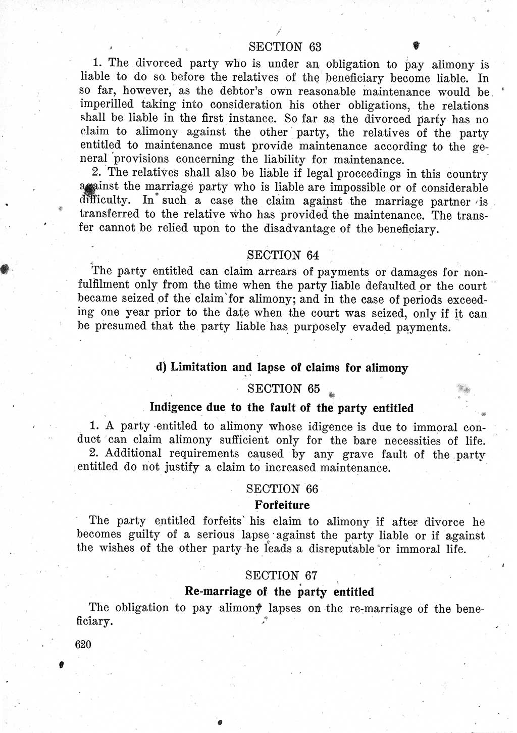 Das Recht der Besatzungsmacht (Deutschland), Proklamationen, Deklerationen, Verordnungen, Gesetze und Bekanntmachungen 1947, Seite 620 (R. Bes. Dtl. 1947, S. 620)