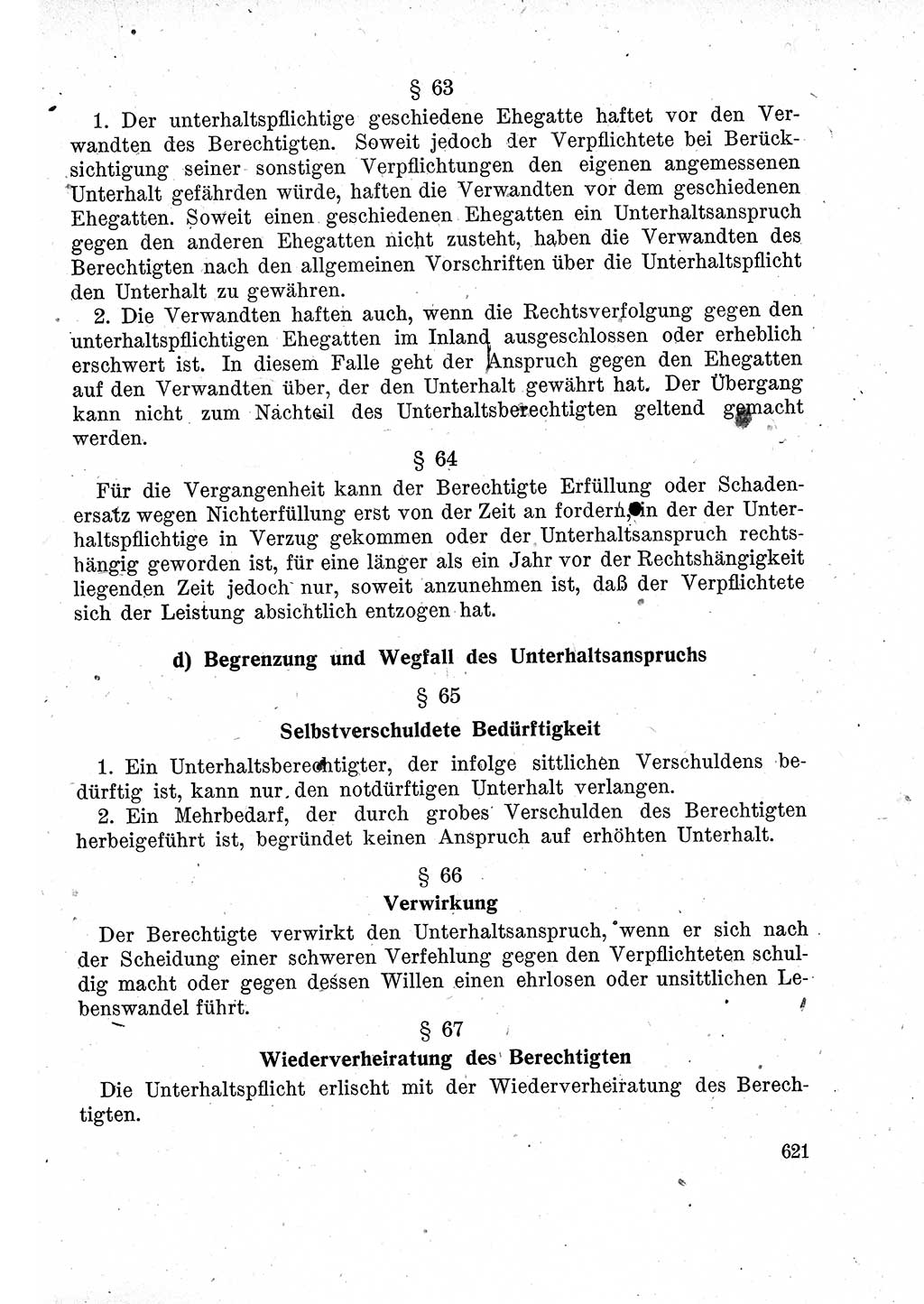 Das Recht der Besatzungsmacht (Deutschland), Proklamationen, Deklerationen, Verordnungen, Gesetze und Bekanntmachungen 1947, Seite 621 (R. Bes. Dtl. 1947, S. 621)