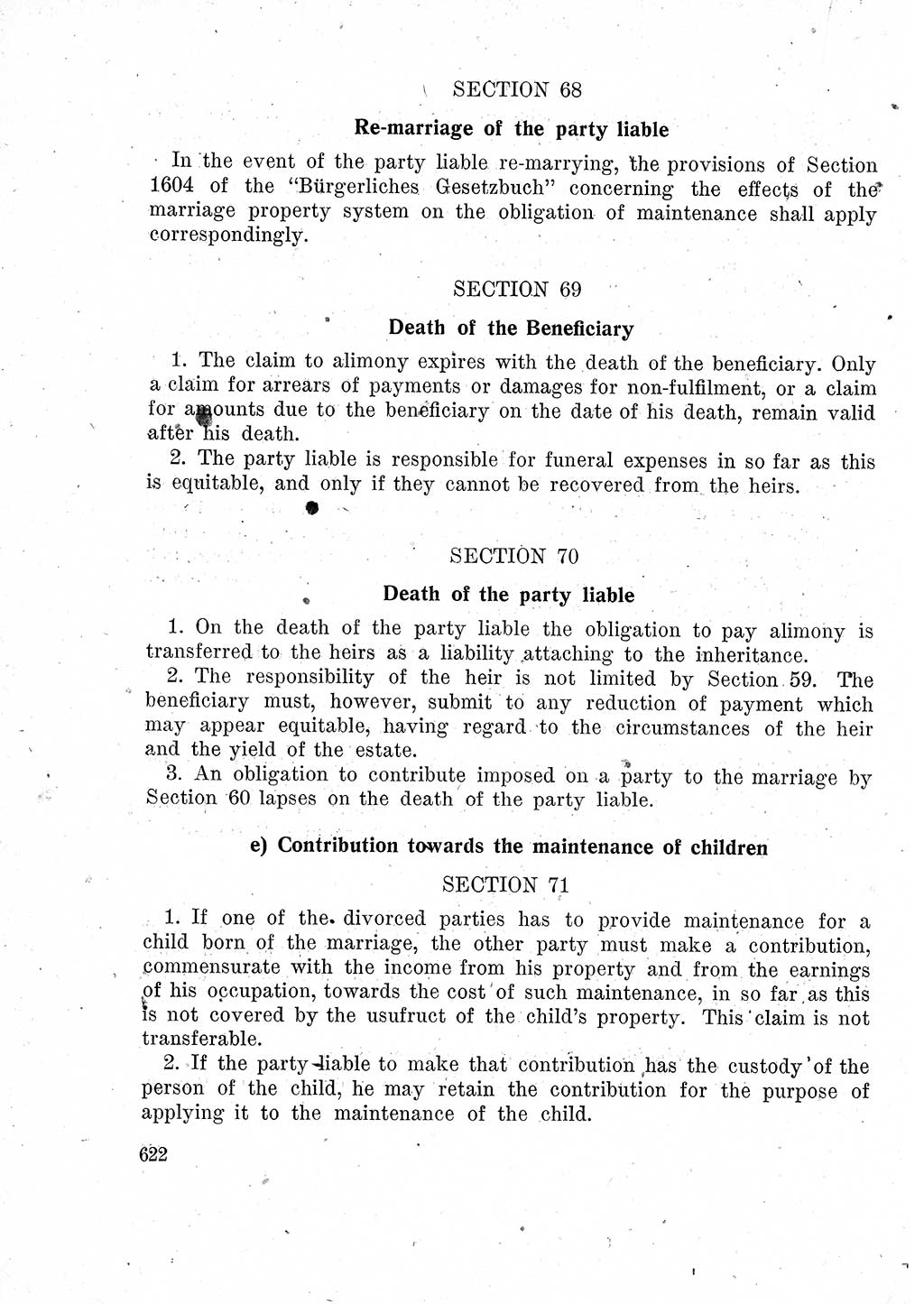 Das Recht der Besatzungsmacht (Deutschland), Proklamationen, Deklerationen, Verordnungen, Gesetze und Bekanntmachungen 1947, Seite 622 (R. Bes. Dtl. 1947, S. 622)