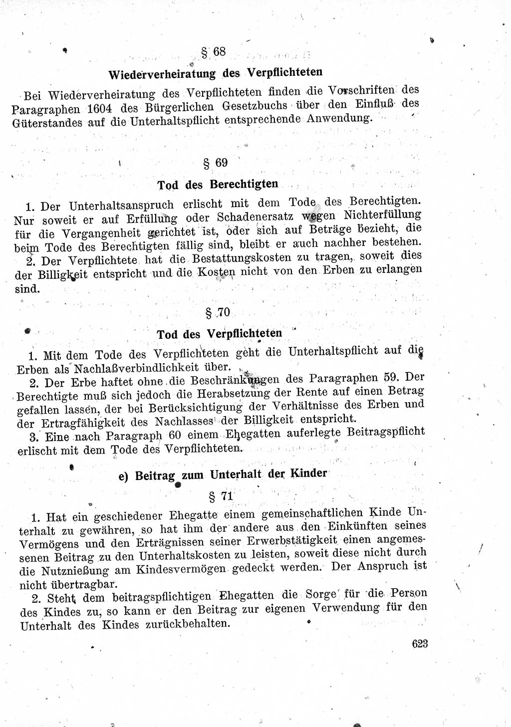 Das Recht der Besatzungsmacht (Deutschland), Proklamationen, Deklerationen, Verordnungen, Gesetze und Bekanntmachungen 1947, Seite 623 (R. Bes. Dtl. 1947, S. 623)