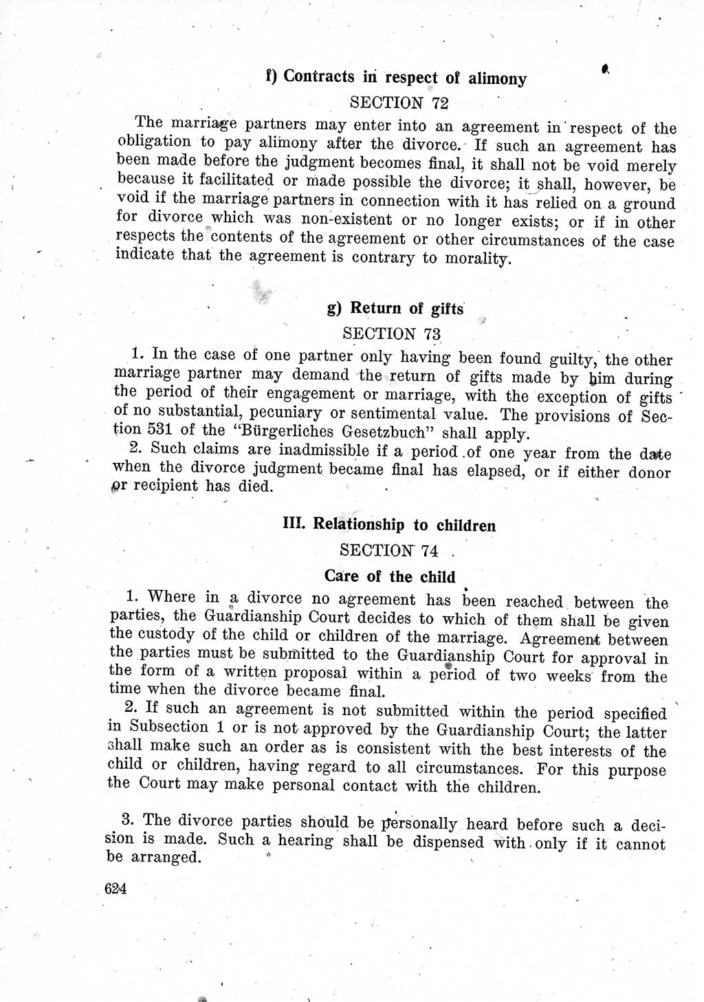 Das Recht der Besatzungsmacht (Deutschland), Proklamationen, Deklerationen, Verordnungen, Gesetze und Bekanntmachungen 1947, Seite 624 (R. Bes. Dtl. 1947, S. 624)