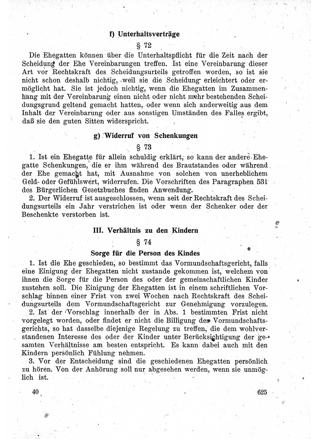 Das Recht der Besatzungsmacht (Deutschland), Proklamationen, Deklerationen, Verordnungen, Gesetze und Bekanntmachungen 1947, Seite 625 (R. Bes. Dtl. 1947, S. 625)