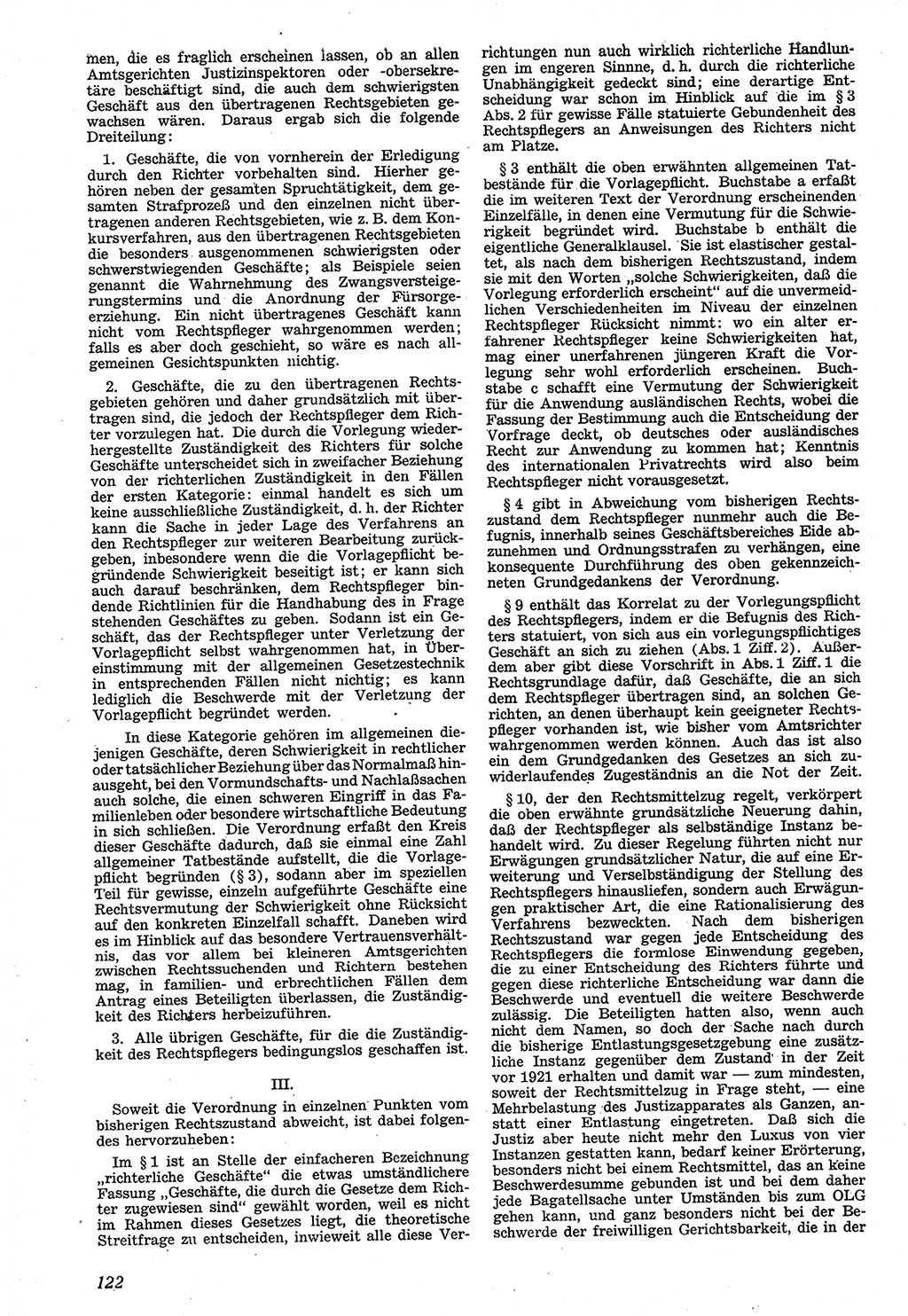 Neue Justiz (NJ), Zeitschrift für Recht und Rechtswissenschaft [Sowjetische Besatzungszone (SBZ) Deutschland], 1. Jahrgang 1947, Seite 122 (NJ SBZ Dtl. 1947, S. 122)