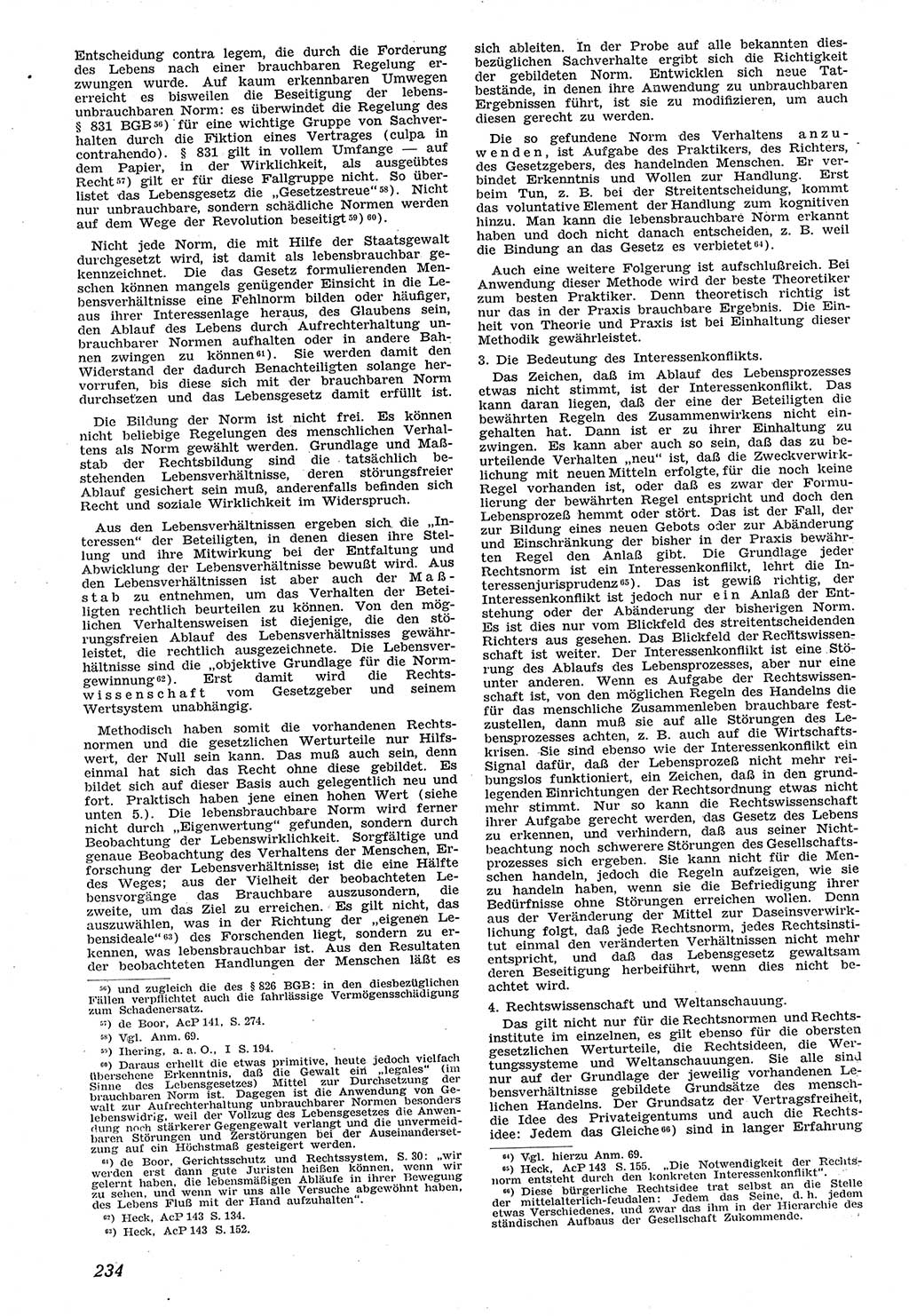 Neue Justiz (NJ), Zeitschrift für Recht und Rechtswissenschaft [Sowjetische Besatzungszone (SBZ) Deutschland], 1. Jahrgang 1947, Seite 234 (NJ SBZ Dtl. 1947, S. 234)