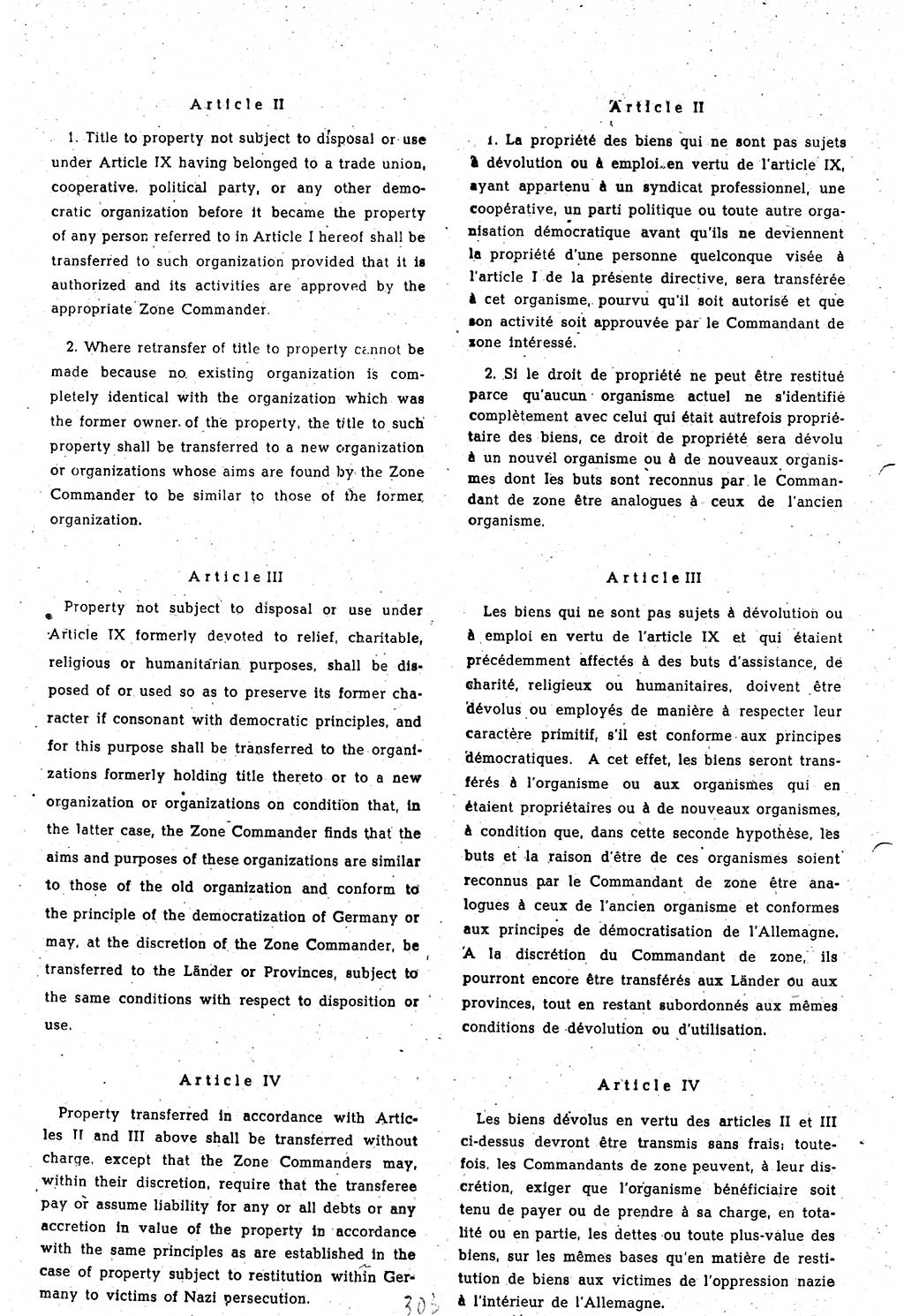 Amtsblatt des Kontrollrats (ABlKR) in Deutschland 1948, Seite 303/1 (ABlKR Dtl. 1948, S. 303/1)