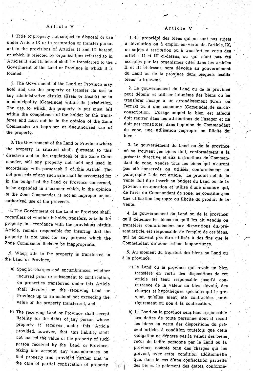 Amtsblatt des Kontrollrats (ABlKR) in Deutschland 1948, Seite 304/1 (ABlKR Dtl. 1948, S. 304/1)