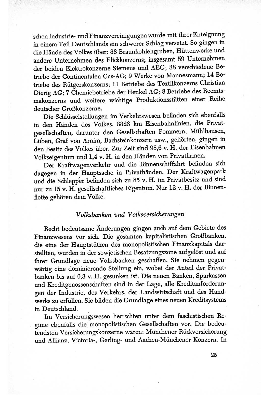 Dokumente der Sozialistischen Einheitspartei Deutschlands (SED) [Sowjetische Besatzungszone (SBZ) Deutschlands/Deutsche Demokratische Republik (DDR)] 1948-1950, Seite 25 (Dok. SED SBZ Dtl. DDR 1948-1950, S. 25)