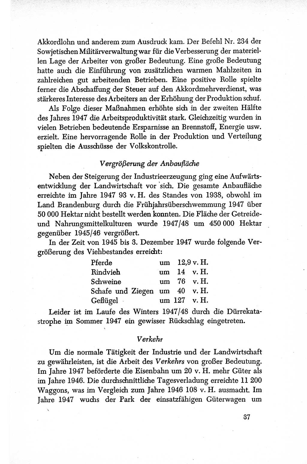 Dokumente der Sozialistischen Einheitspartei Deutschlands (SED) [Sowjetische Besatzungszone (SBZ) Deutschlands/Deutsche Demokratische Republik (DDR)] 1948-1950, Seite 37 (Dok. SED SBZ Dtl. DDR 1948-1950, S. 37)