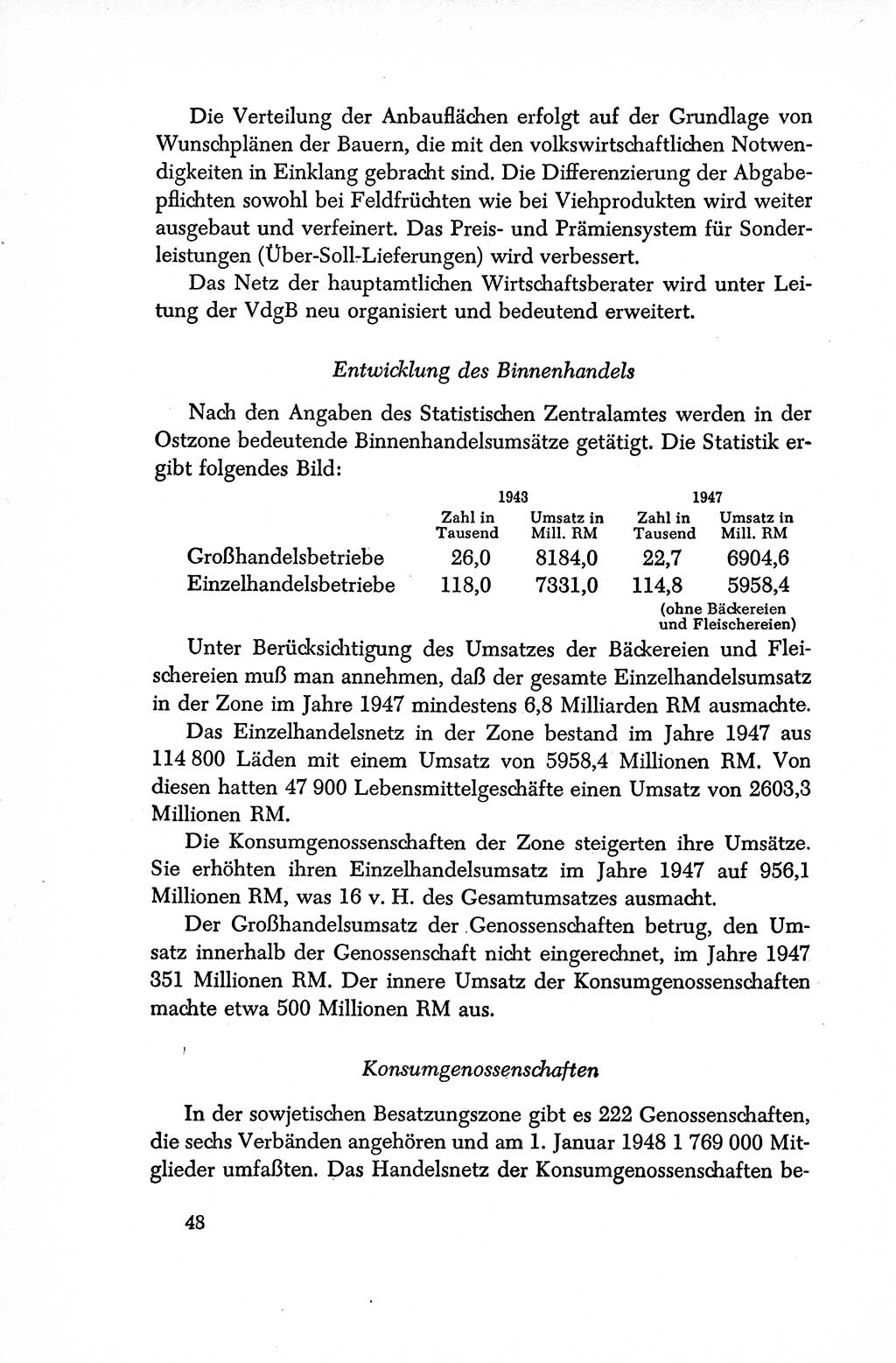 Dokumente der Sozialistischen Einheitspartei Deutschlands (SED) [Sowjetische Besatzungszone (SBZ) Deutschlands/Deutsche Demokratische Republik (DDR)] 1948-1950, Seite 48 (Dok. SED SBZ Dtl. DDR 1948-1950, S. 48)