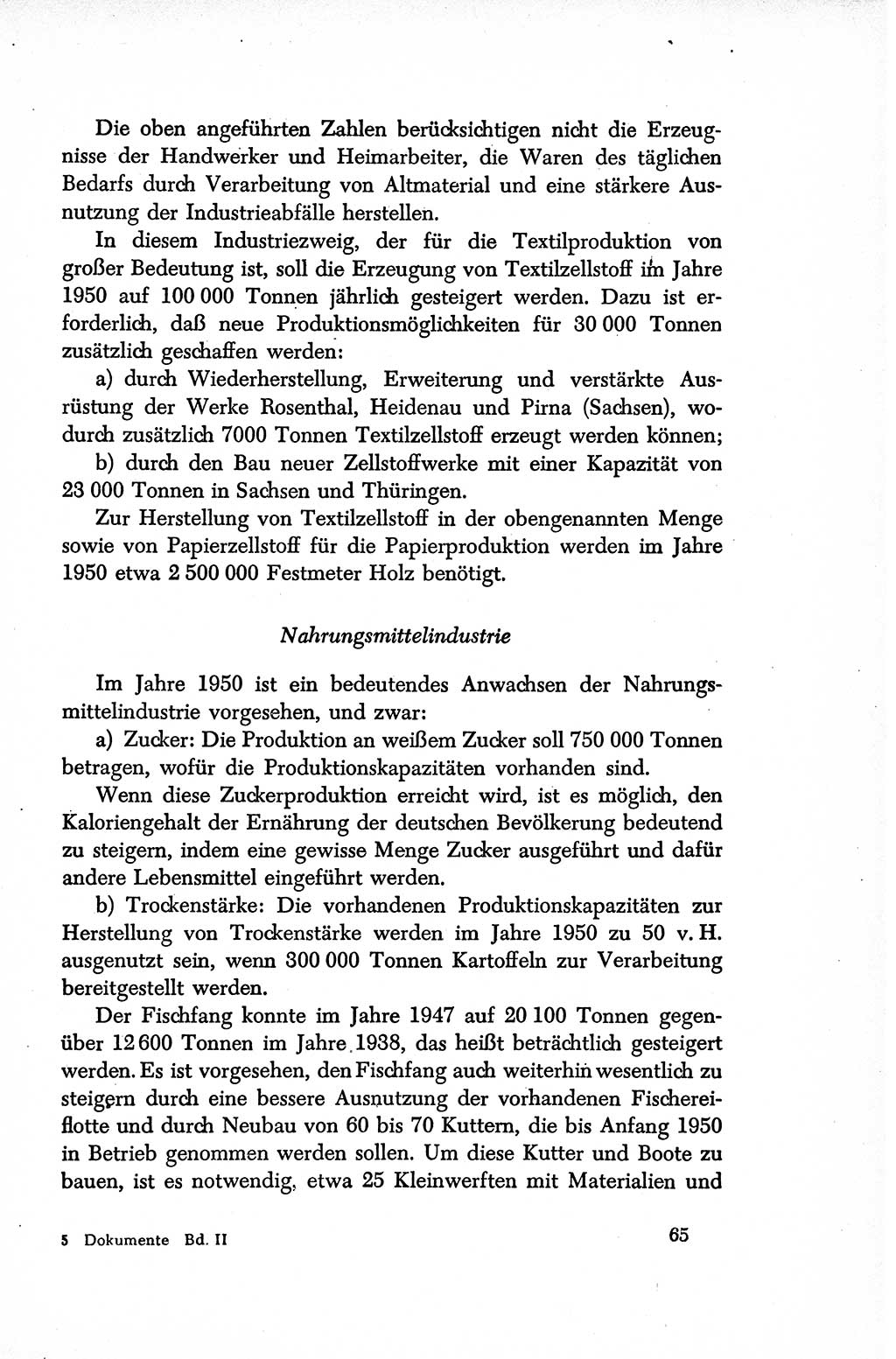 Dokumente der Sozialistischen Einheitspartei Deutschlands (SED) [Sowjetische Besatzungszone (SBZ) Deutschlands/Deutsche Demokratische Republik (DDR)] 1948-1950, Seite 65 (Dok. SED SBZ Dtl. DDR 1948-1950, S. 65)