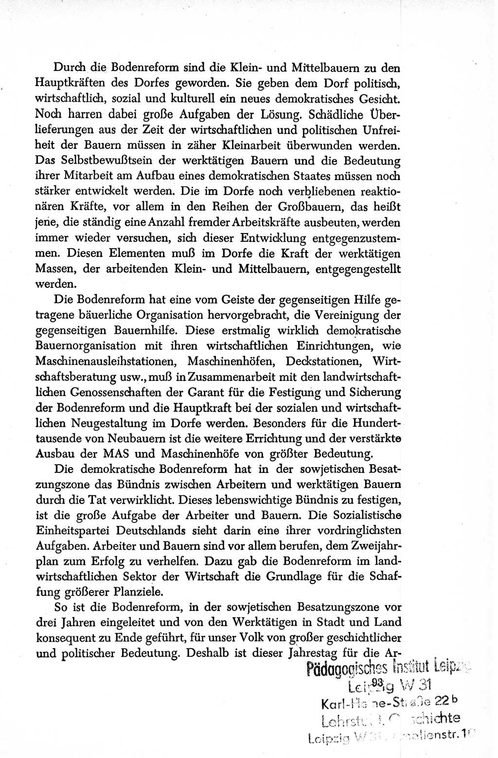 Dokumente der Sozialistischen Einheitspartei Deutschlands (SED) [Sowjetische Besatzungszone (SBZ) Deutschlands/Deutsche Demokratische Republik (DDR)] 1948-1950, Seite 93 (Dok. SED SBZ Dtl. DDR 1948-1950, S. 93)