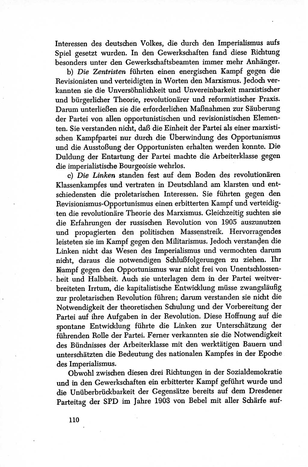 Dokumente der Sozialistischen Einheitspartei Deutschlands (SED) [Sowjetische Besatzungszone (SBZ) Deutschlands/Deutsche Demokratische Republik (DDR)] 1948-1950, Seite 110 (Dok. SED SBZ Dtl. DDR 1948-1950, S. 110)