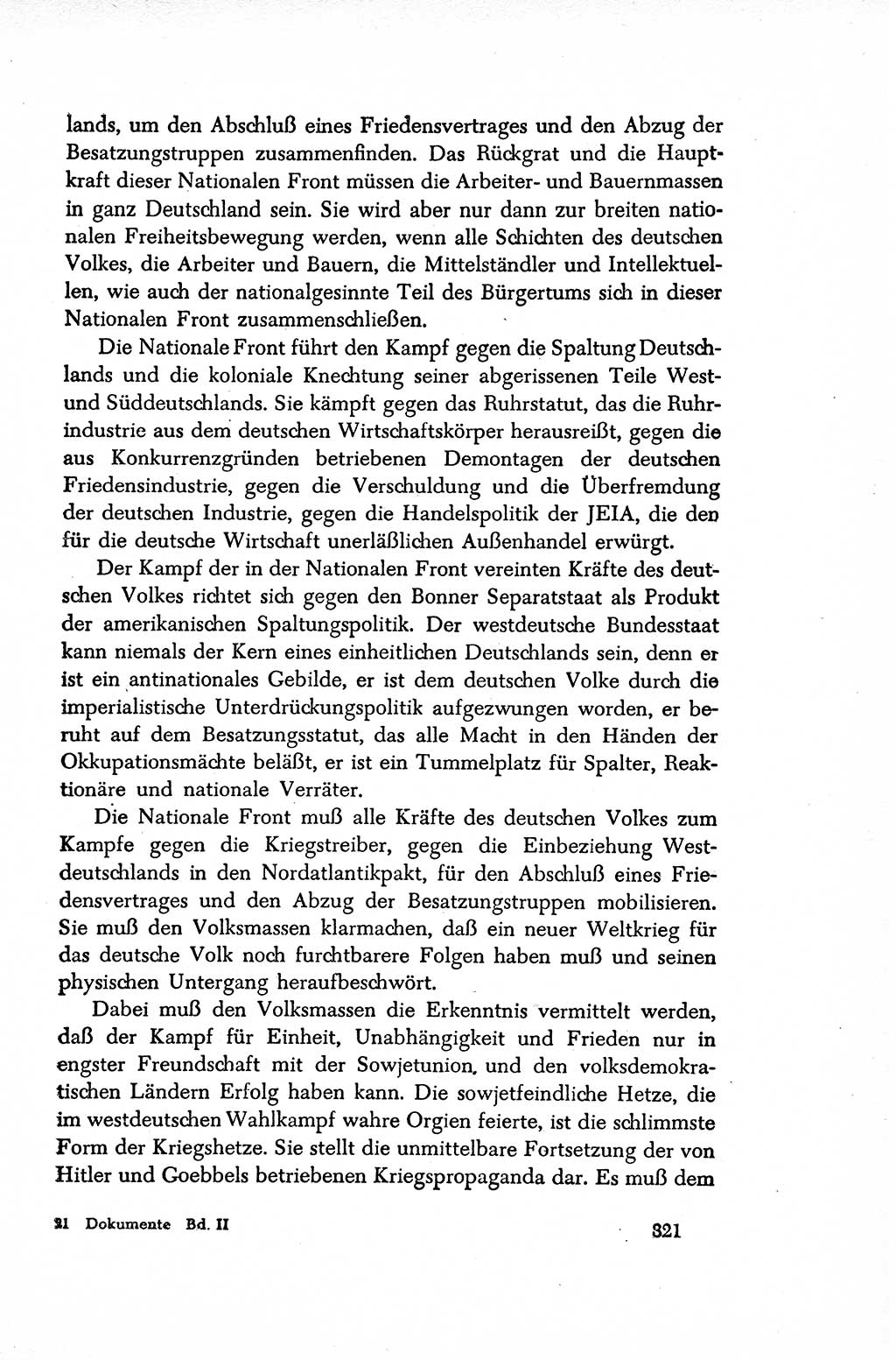 Dokumente der Sozialistischen Einheitspartei Deutschlands (SED) [Sowjetische Besatzungszone (SBZ) Deutschlands/Deutsche Demokratische Republik (DDR)] 1948-1950, Seite 321 (Dok. SED SBZ Dtl. DDR 1948-1950, S. 321)