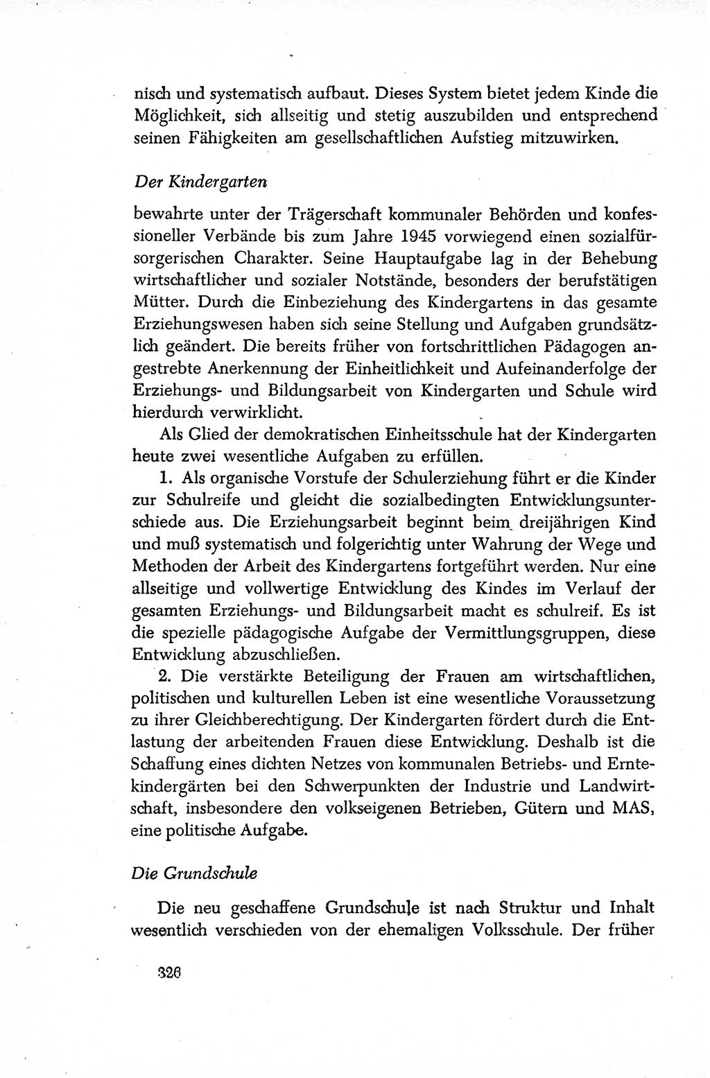 Dokumente der Sozialistischen Einheitspartei Deutschlands (SED) [Sowjetische Besatzungszone (SBZ) Deutschlands/Deutsche Demokratische Republik (DDR)] 1948-1950, Seite 326 (Dok. SED SBZ Dtl. DDR 1948-1950, S. 326)