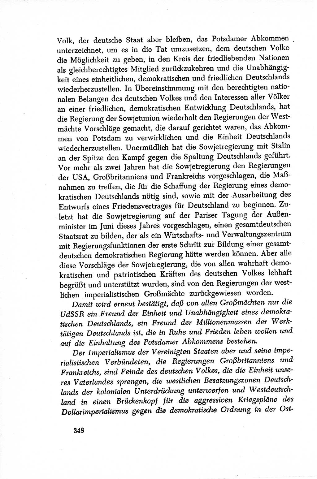 Dokumente der Sozialistischen Einheitspartei Deutschlands (SED) [Sowjetische Besatzungszone (SBZ) Deutschlands/Deutsche Demokratische Republik (DDR)] 1948-1950, Seite 348 (Dok. SED SBZ Dtl. DDR 1948-1950, S. 348)