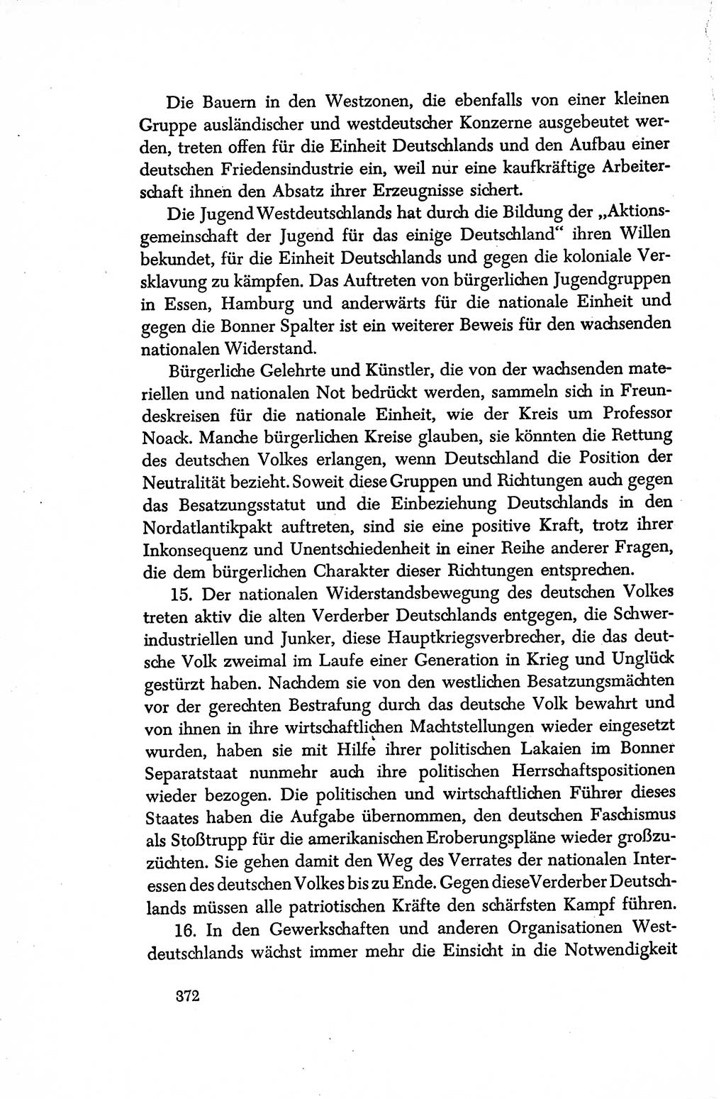 Dokumente der Sozialistischen Einheitspartei Deutschlands (SED) [Sowjetische Besatzungszone (SBZ) Deutschlands/Deutsche Demokratische Republik (DDR)] 1948-1950, Seite 372 (Dok. SED SBZ Dtl. DDR 1948-1950, S. 372)