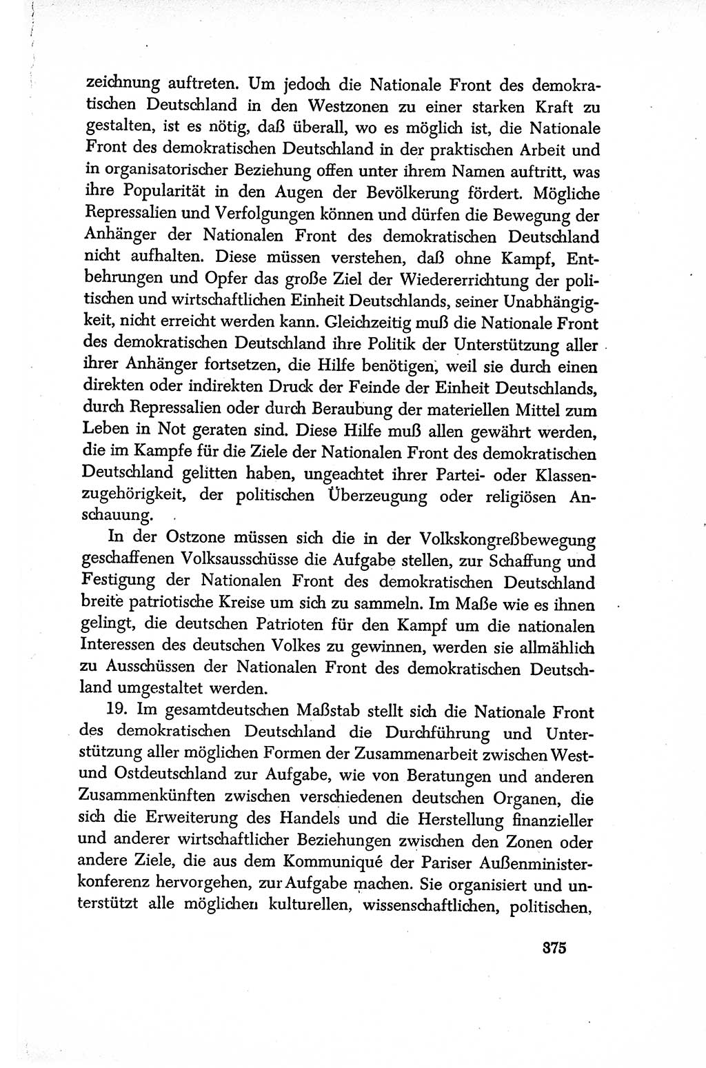 Dokumente der Sozialistischen Einheitspartei Deutschlands (SED) [Sowjetische Besatzungszone (SBZ) Deutschlands/Deutsche Demokratische Republik (DDR)] 1948-1950, Seite 375 (Dok. SED SBZ Dtl. DDR 1948-1950, S. 375)