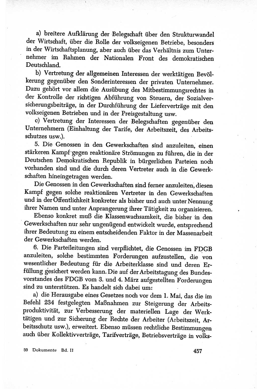 Dokumente der Sozialistischen Einheitspartei Deutschlands (SED) [Sowjetische Besatzungszone (SBZ) Deutschlands/Deutsche Demokratische Republik (DDR)] 1948-1950, Seite 457 (Dok. SED SBZ Dtl. DDR 1948-1950, S. 457)