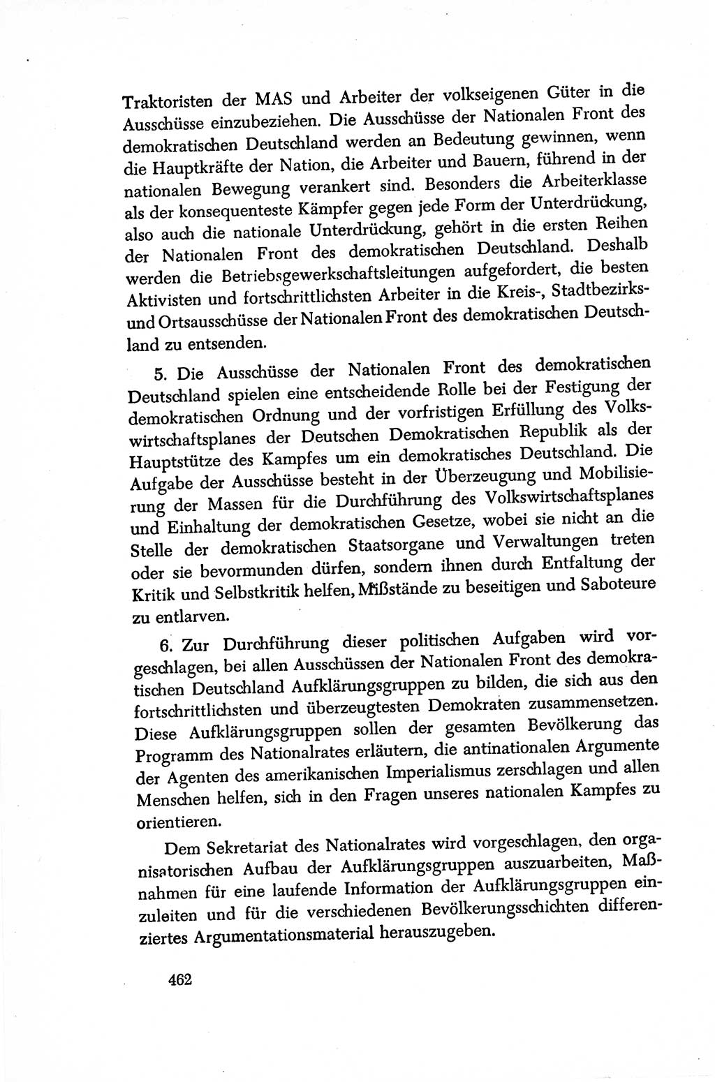 Dokumente der Sozialistischen Einheitspartei Deutschlands (SED) [Sowjetische Besatzungszone (SBZ) Deutschlands/Deutsche Demokratische Republik (DDR)] 1948-1950, Seite 462 (Dok. SED SBZ Dtl. DDR 1948-1950, S. 462)