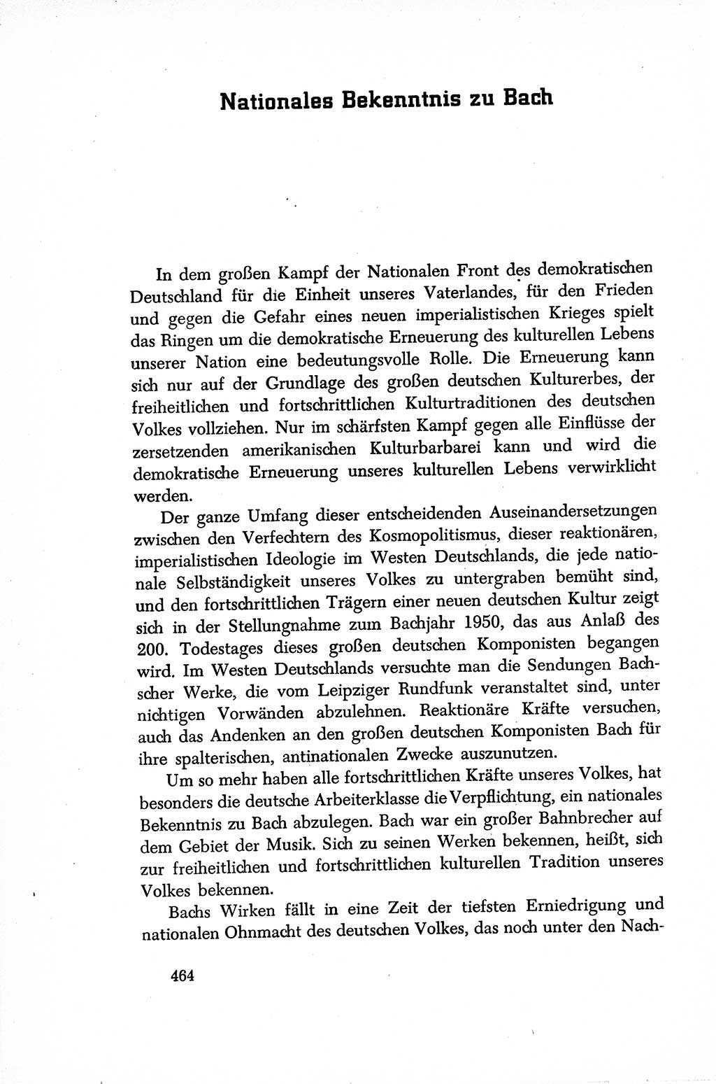 Dokumente der Sozialistischen Einheitspartei Deutschlands (SED) [Sowjetische Besatzungszone (SBZ) Deutschlands/Deutsche Demokratische Republik (DDR)] 1948-1950, Seite 464 (Dok. SED SBZ Dtl. DDR 1948-1950, S. 464)