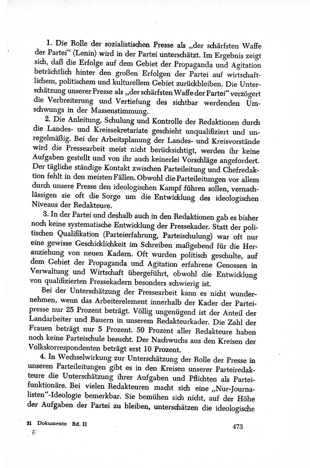 Dokumente der Sozialistischen Einheitspartei Deutschlands (SED) [Sowjetische Besatzungszone (SBZ) Deutschlands/Deutsche Demokratische Republik (DDR)] 1948-1950, Seite 473 (Dok. SED SBZ Dtl. DDR 1948-1950, S. 473)